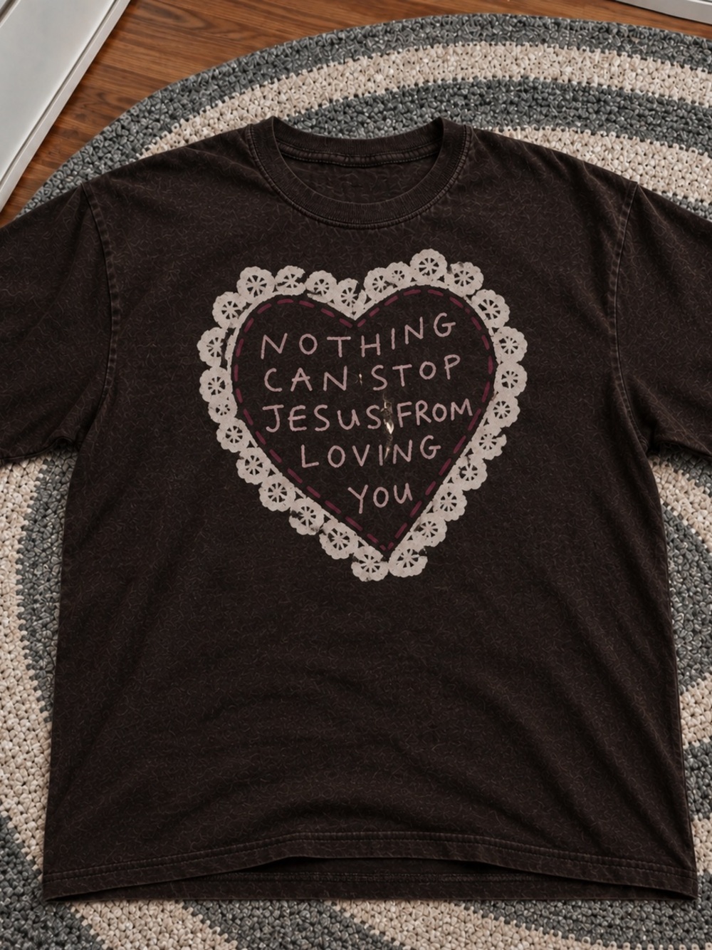 Nothing can stop Jesus From Loving You Shirt Christian Jesus Graphic Tee Unisex